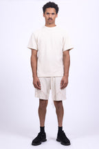 undyed organic cotton shorts