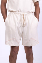 undyed organic cotton shorts