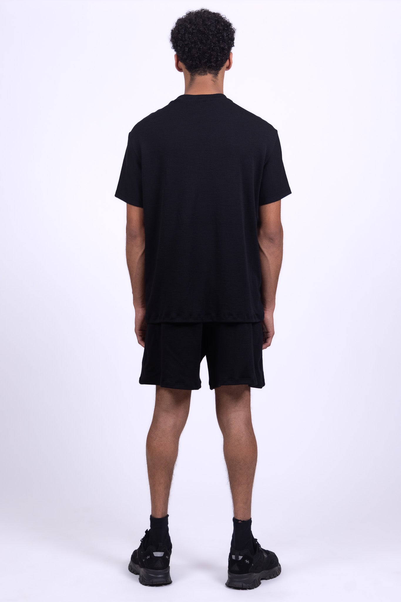 black merino wool shirt