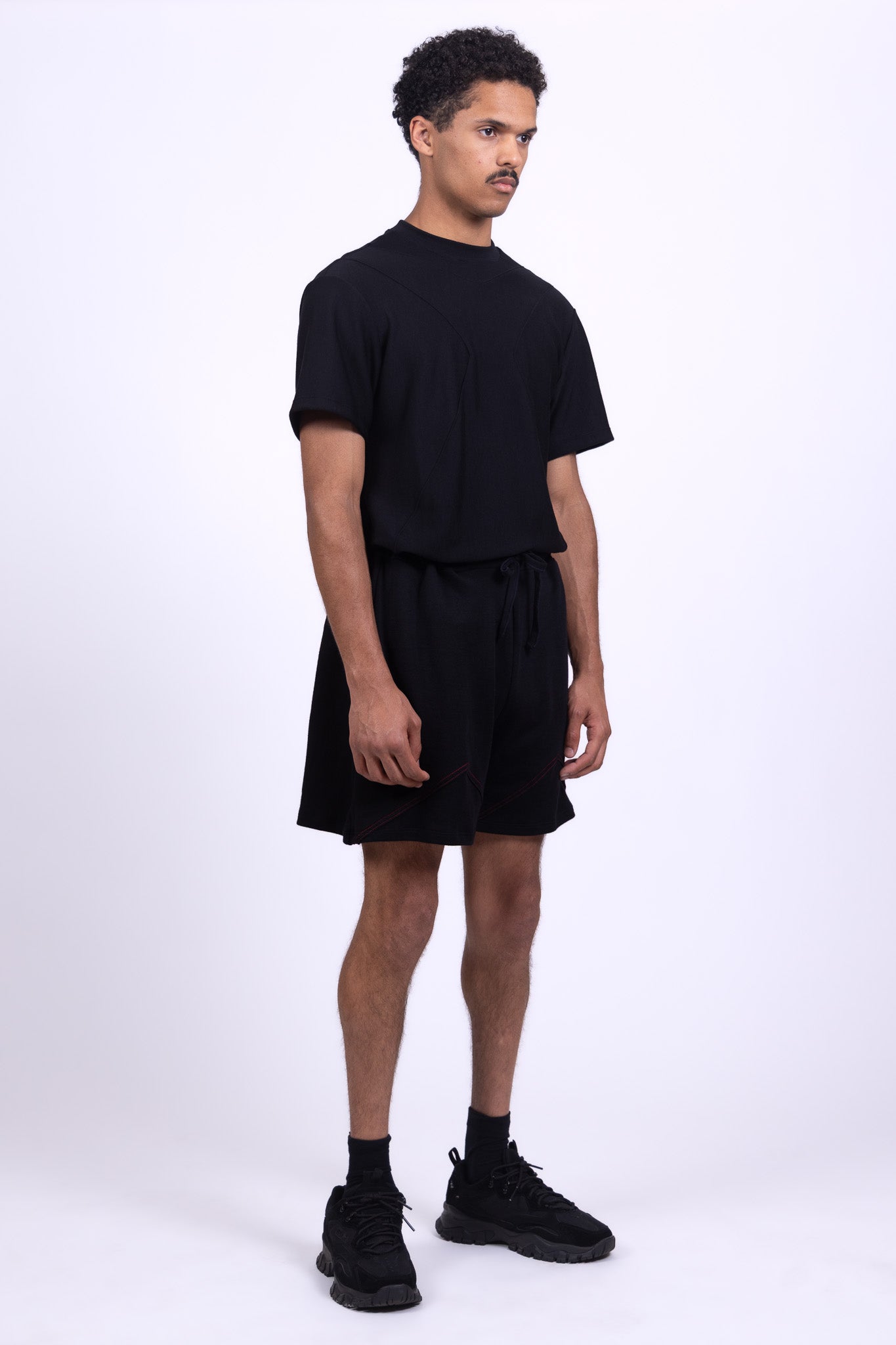 black merino wool shirt