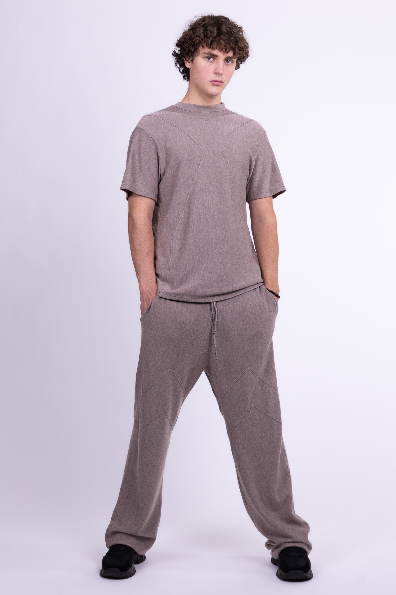 desert sand merino wool shirt