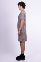 desert sand merino wool shorts
