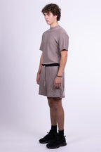 desert sand merino wool shorts