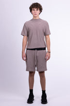 desert sand merino wool shorts