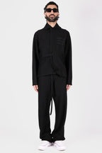 yogi merino wool suit (black)