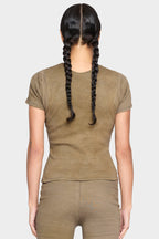 olive organic cotton shirt