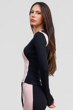 rhodonite merino wool long sleeve shirt
