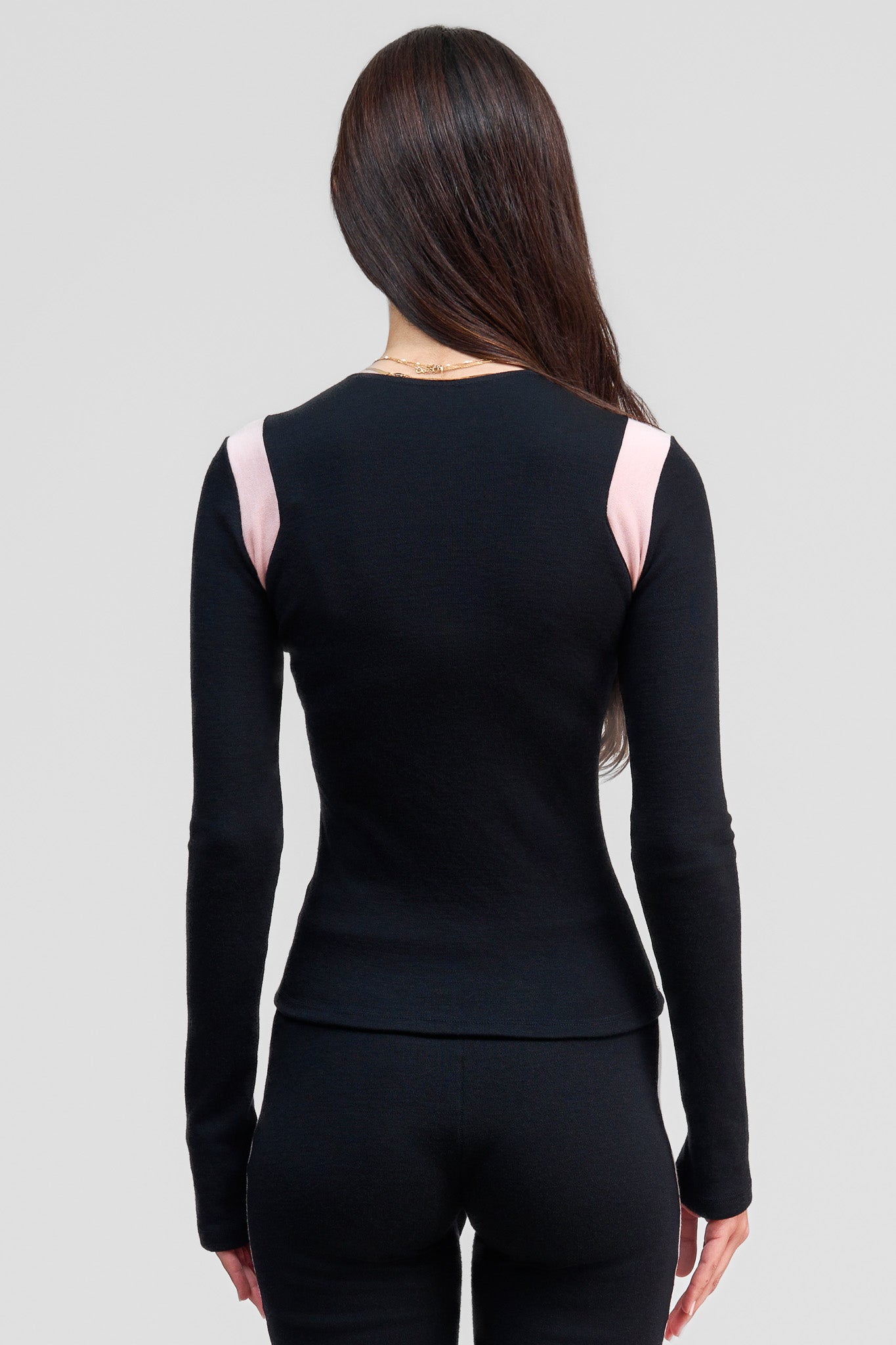 rhodonite merino wool long sleeve shirt