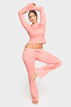 pink madder organic cotton pants