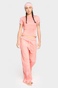 pink madder organic cotton loose pants