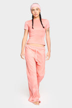 pink madder organic cotton loose pants