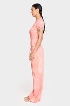 pink madder organic cotton loose pants