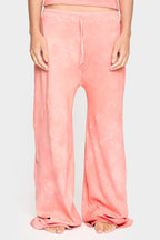 pink madder organic cotton loose pants