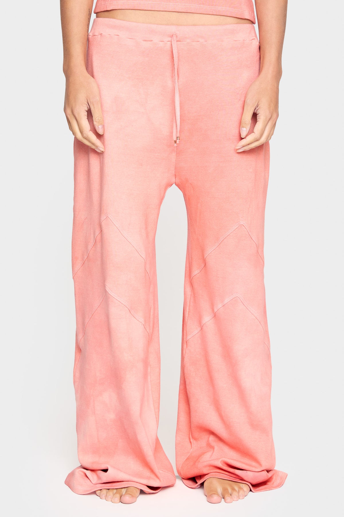 pink madder organic cotton loose pants