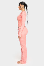 pink madder organic cotton pants