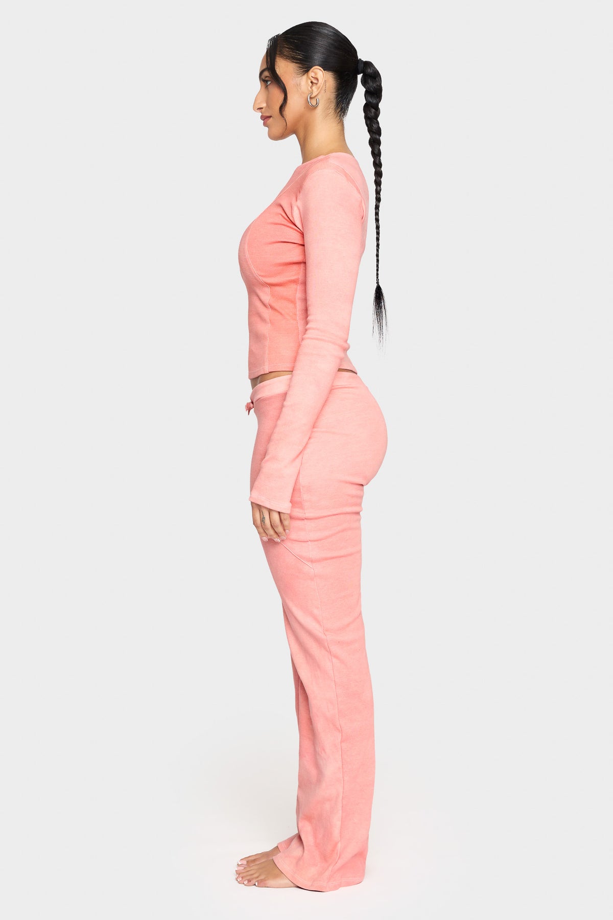 pink madder organic cotton pants