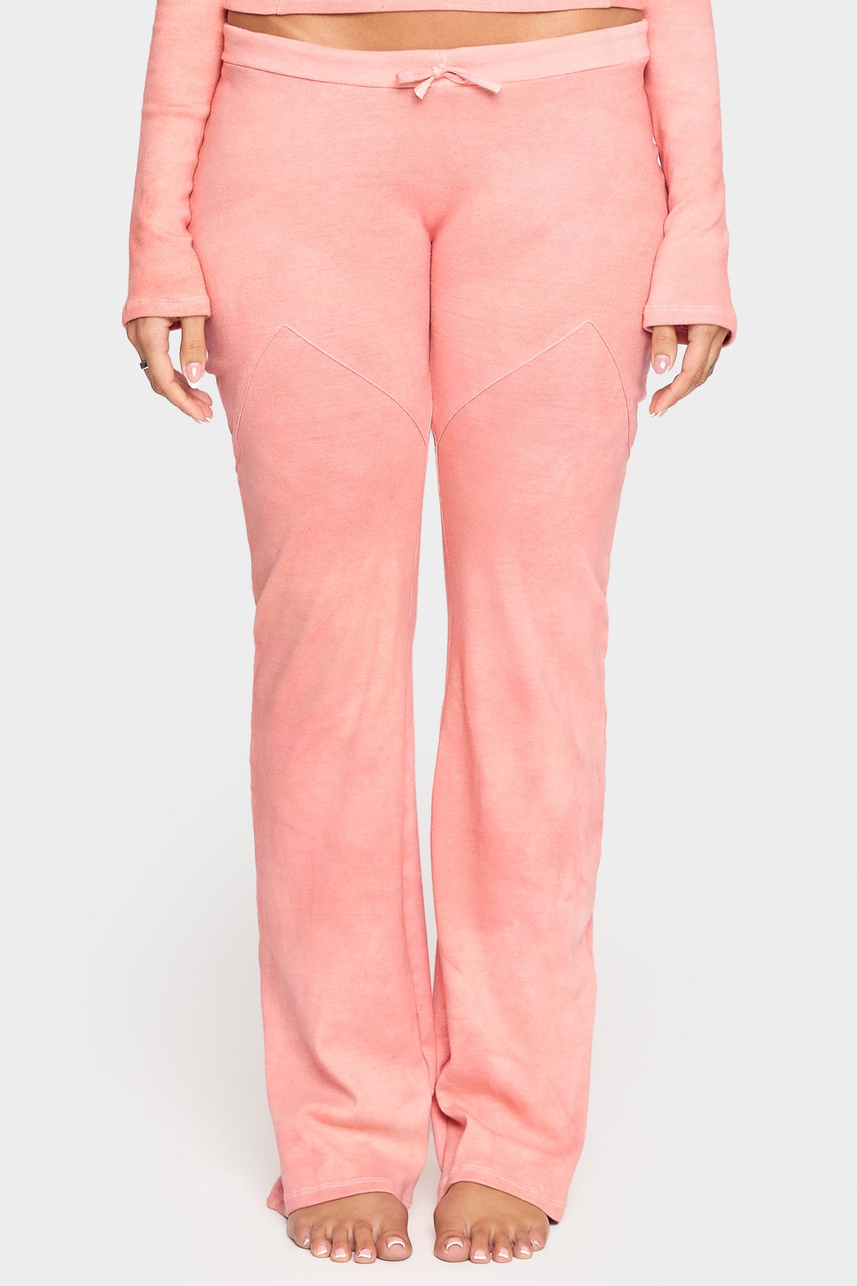 pink madder organic cotton pants