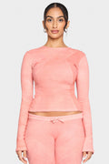 pink madder organic cotton long sleeve shirt