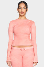 pink madder organic cotton long sleeve shirt
