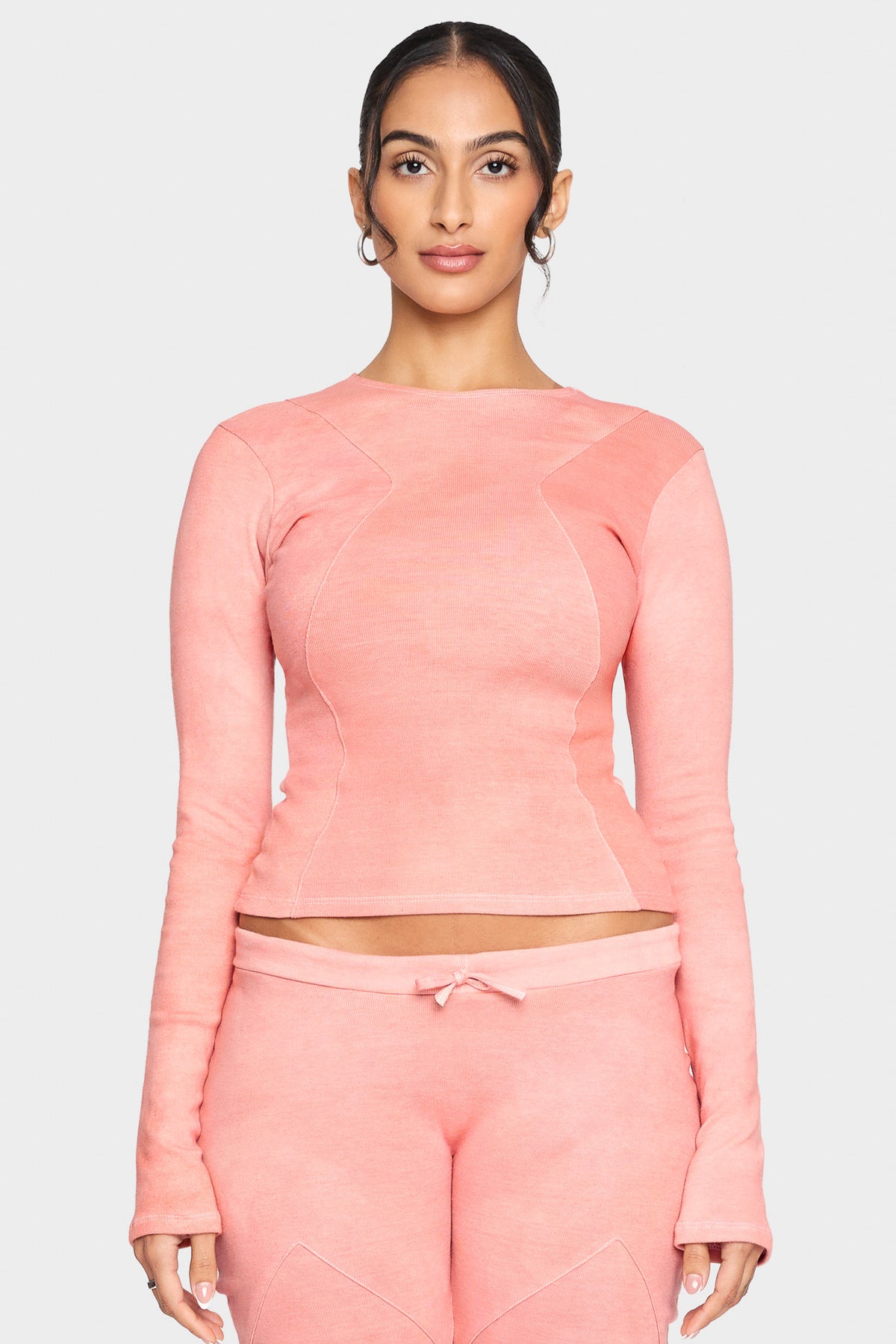 pink madder organic cotton long sleeve shirt