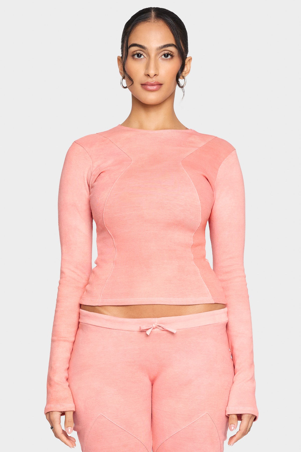 pink madder organic cotton long sleeve shirt