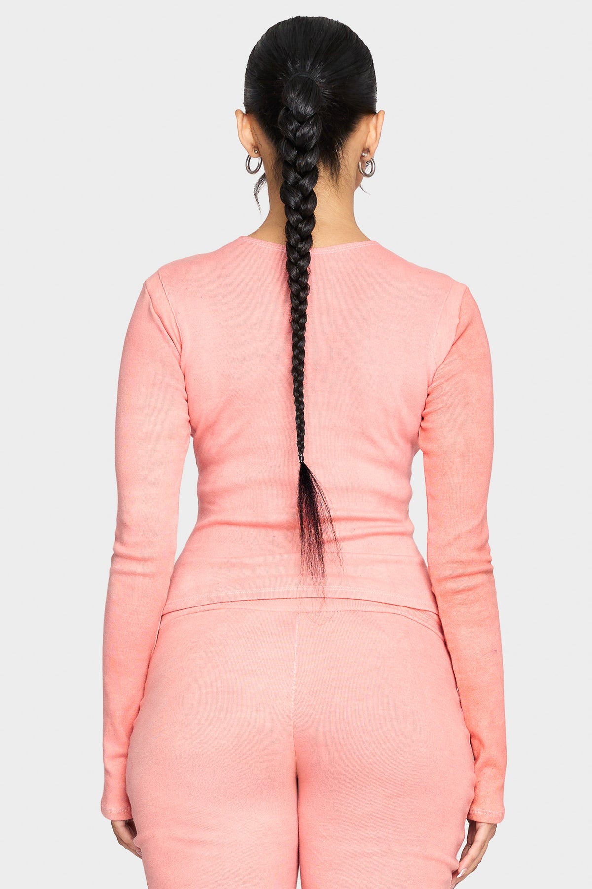 pink madder organic cotton long sleeve shirt
