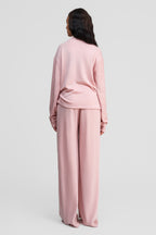 thulite pink merino wool loose pants