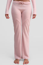 thulite pink merino wool low rise pants