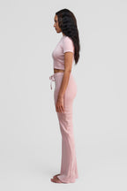 thulite pink merino wool pants