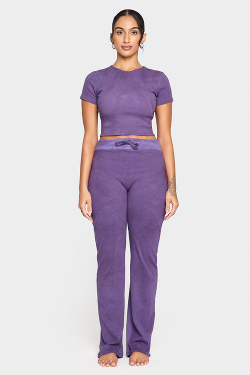 amethyst organic cotton pants