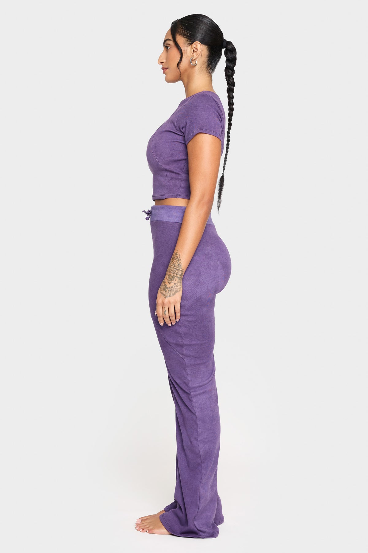 amethyst organic cotton pants