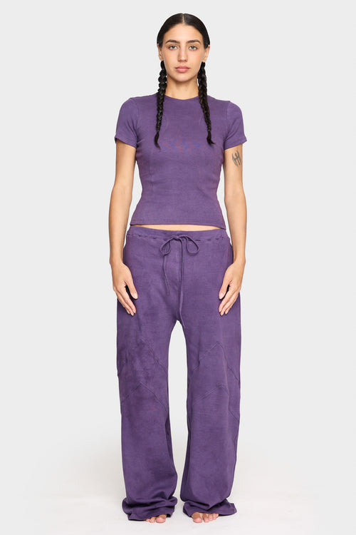 amethyst organic cotton loose pants