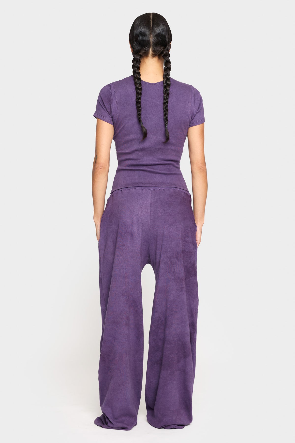 amethyst organic cotton loose pants