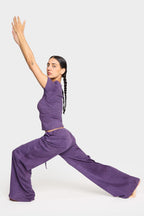 amethyst organic cotton loose pants