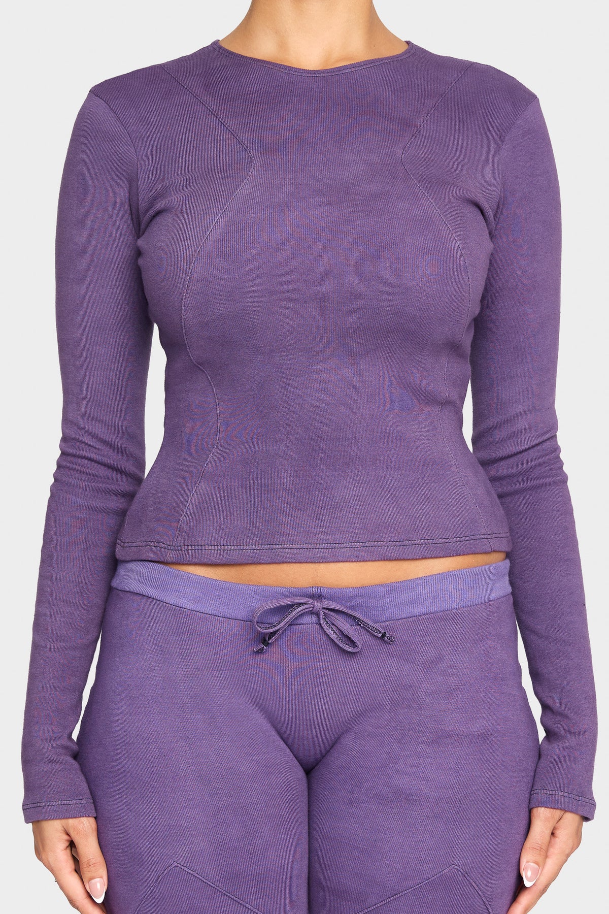 amethyst organic cotton long sleeve shirt