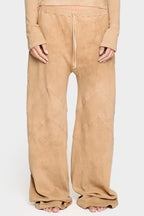tannin brown organic cotton loose pants