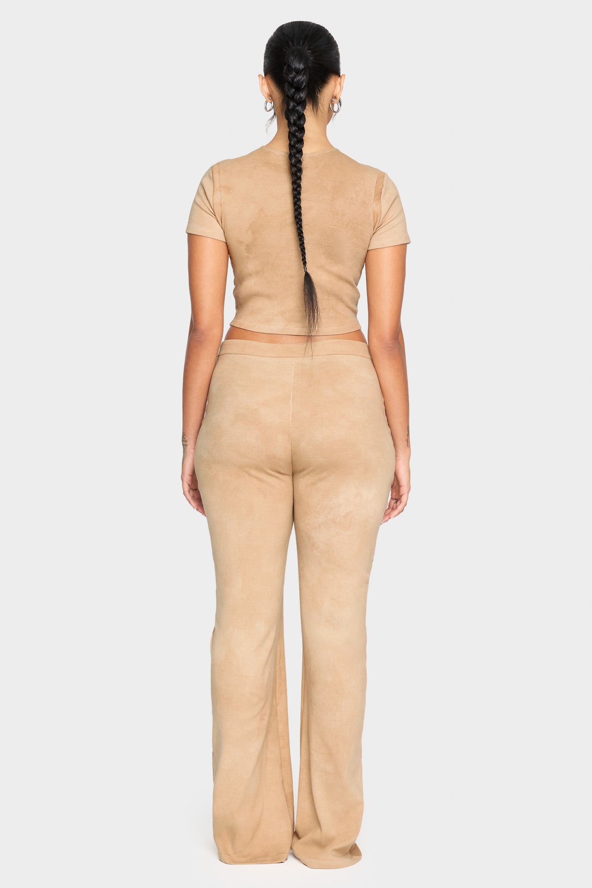 tannin brown organic cotton pants