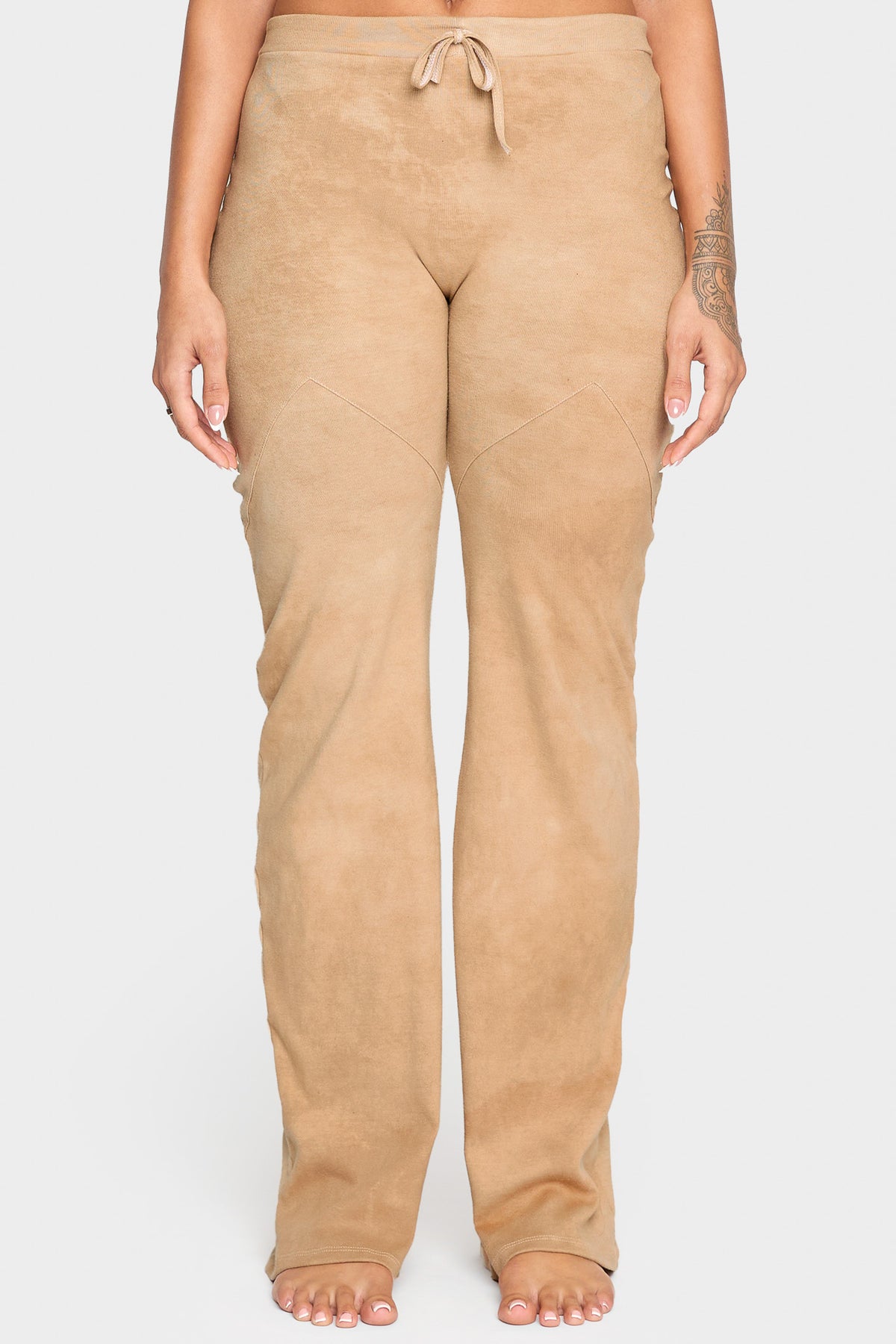 tannin brown organic cotton pants
