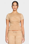 tannin brown organic cotton shirt