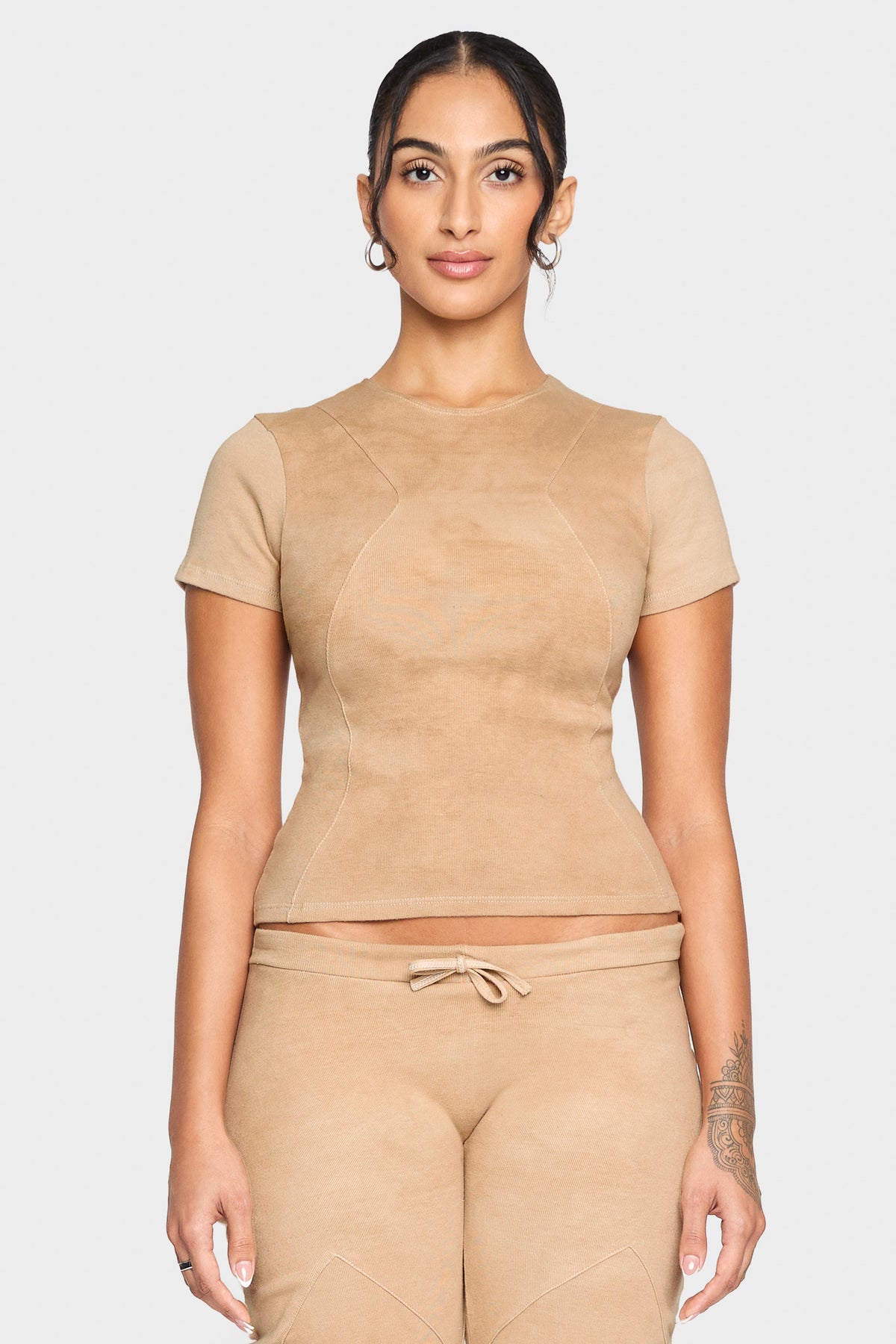 tannin brown organic cotton shirt