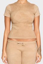 tannin brown organic cotton shirt