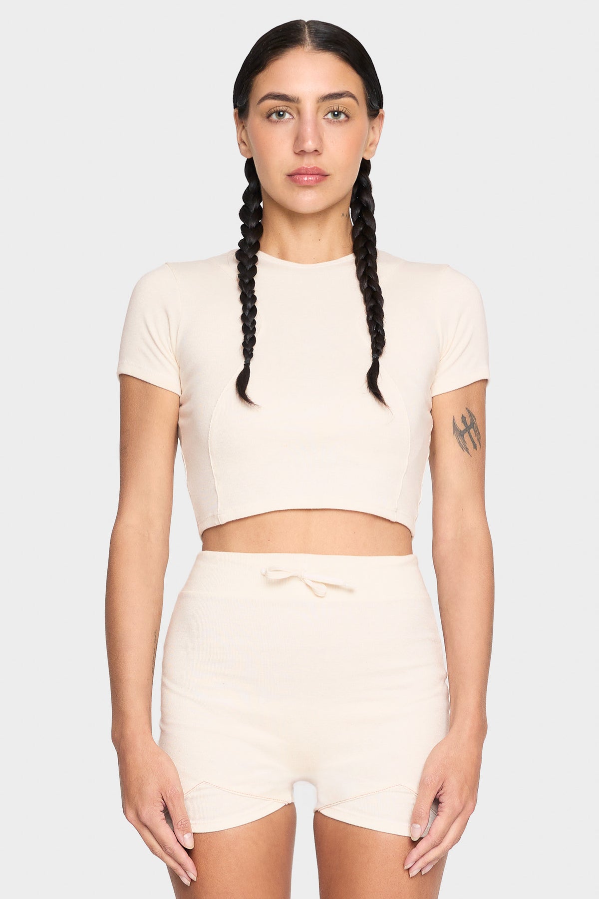 undyed organic cotton shirt