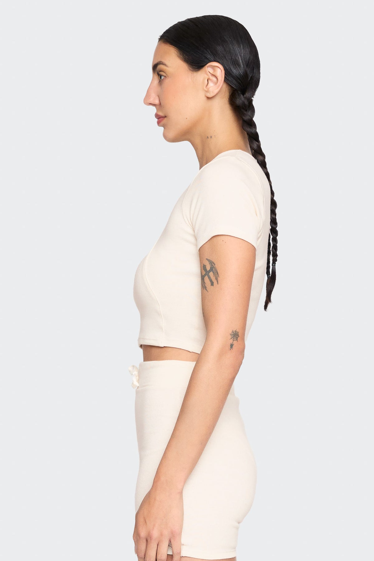 undyed organic cotton shirt