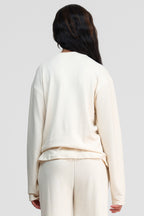 undyed organic cotton loose long sleeve shirt