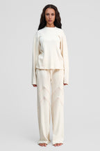 undyed organic cotton loose pants