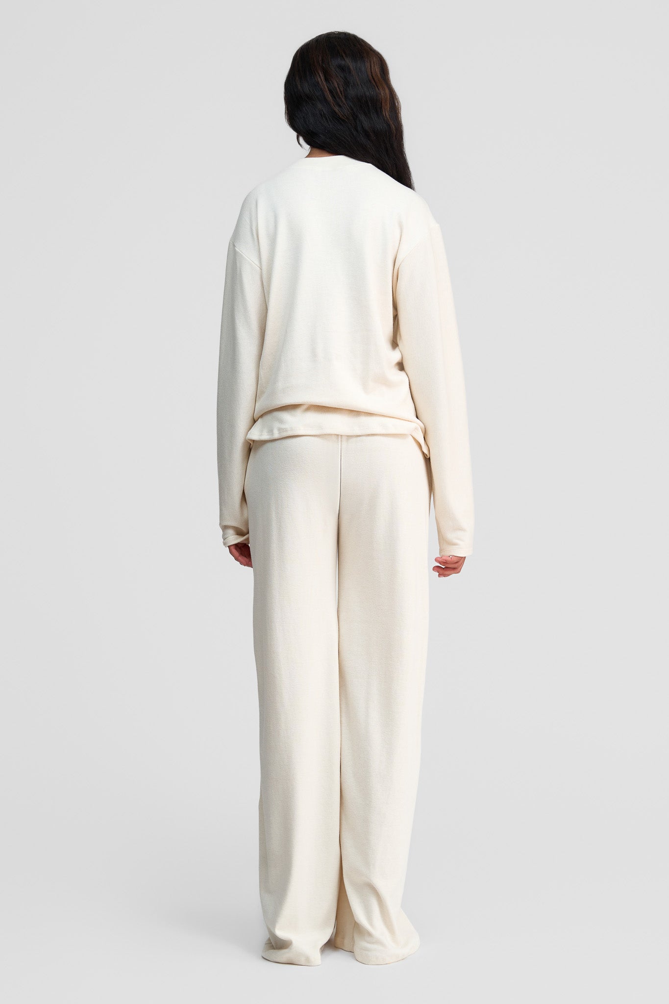 undyed organic cotton loose pants