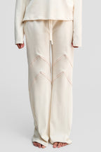 undyed organic cotton loose pants