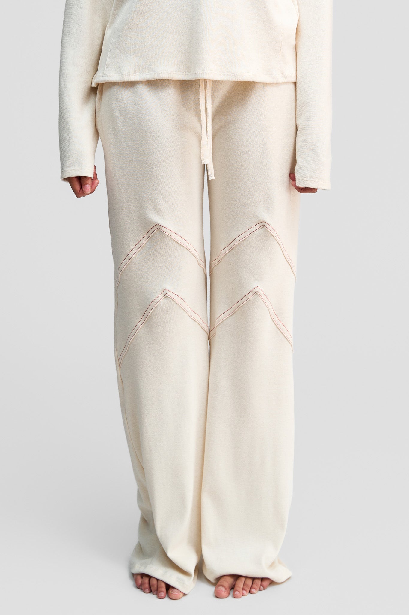 undyed organic cotton loose pants