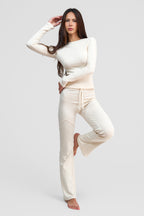 undyed organic cotton long sleeve shirt