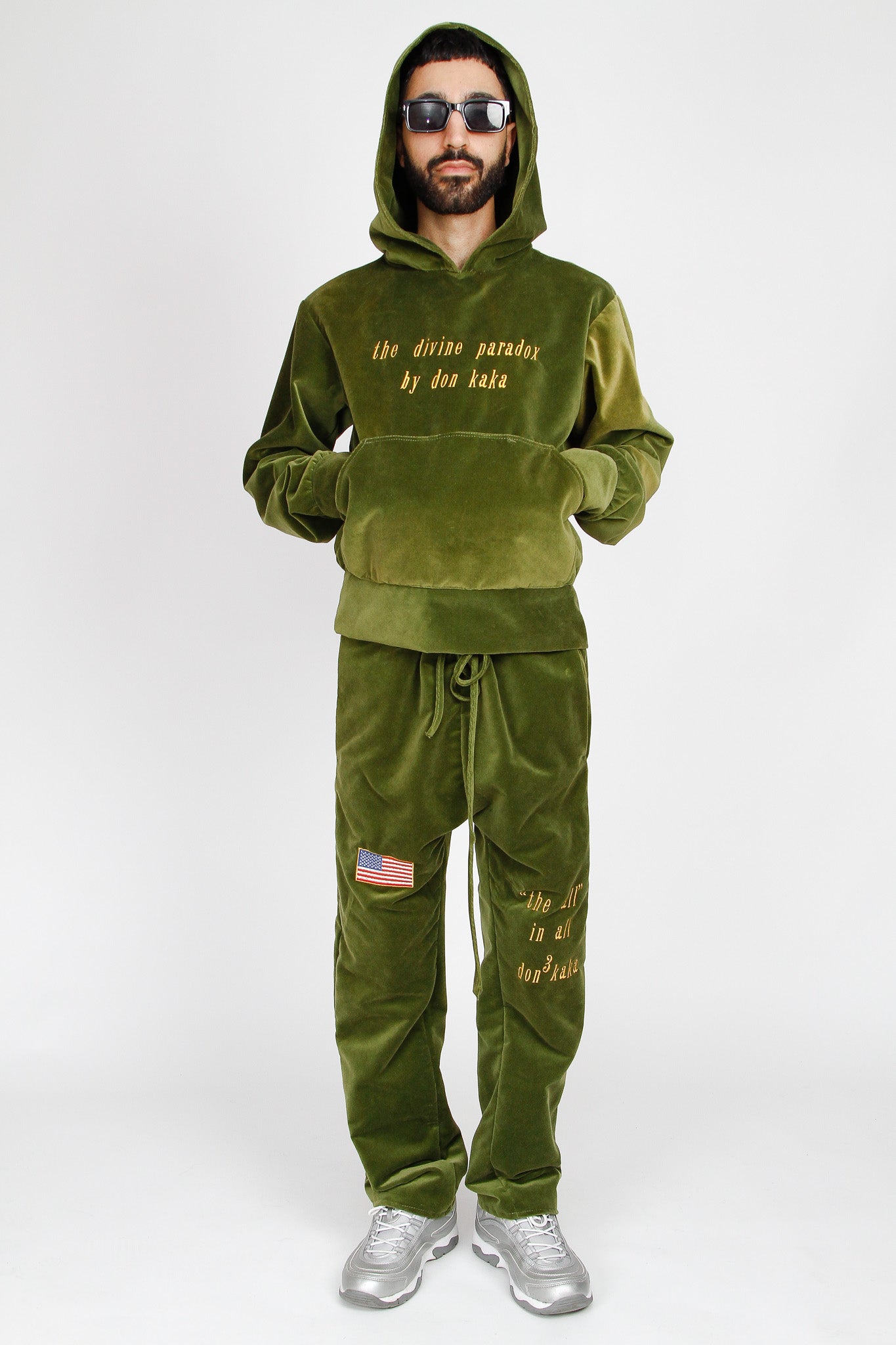 divine da vinci mohair wool velvet outfit